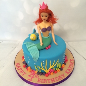 Little Mermaid cake - 4th birthday