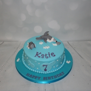 Dolphin Tale themed cake