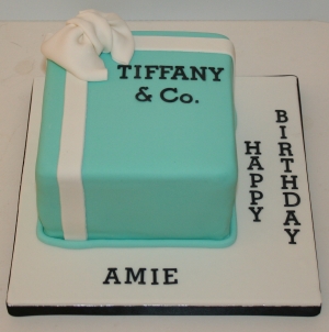 Small Tiffany box cake