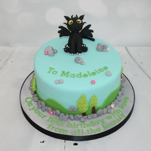 Toothless cake