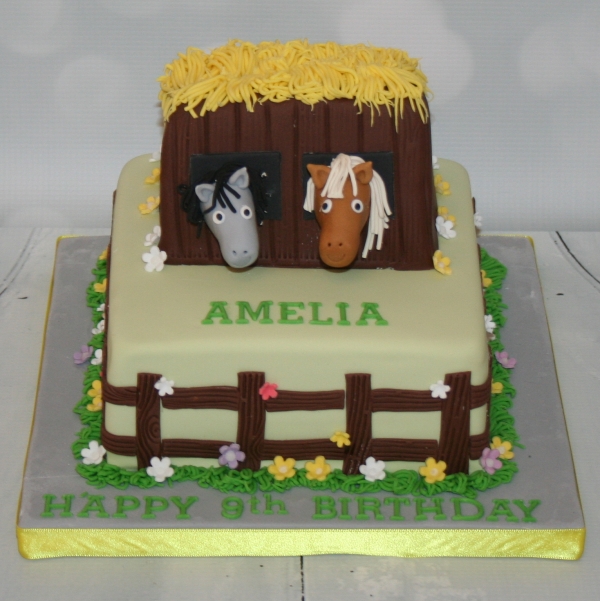 Small stables cake