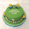 Minions football theme cake