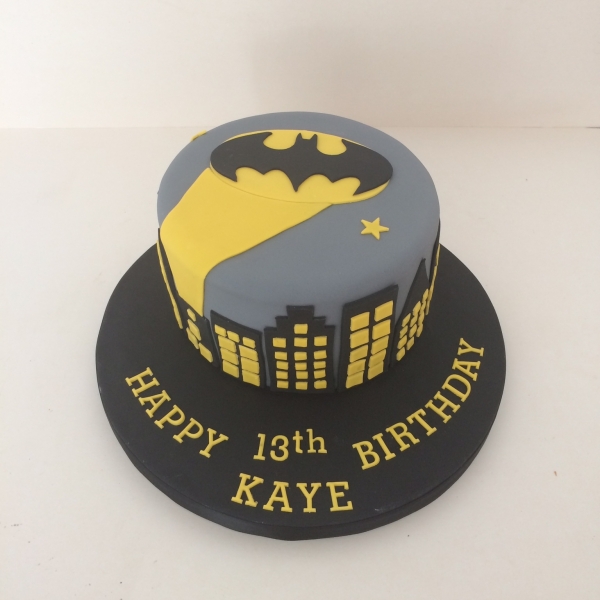 Batman theme cake