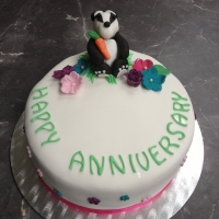 Wedding anniversary cake