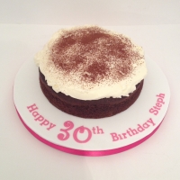 Chocolate beetroot birthday cake