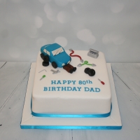 80th birthday Mechanic cake