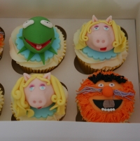 Muppets theme cupcakes