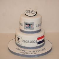 40th birthday lifestory cake