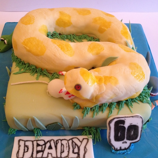 Deadly 60 cake