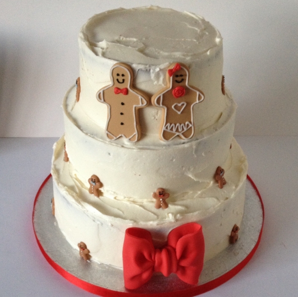 Gingerbread wedding cake
