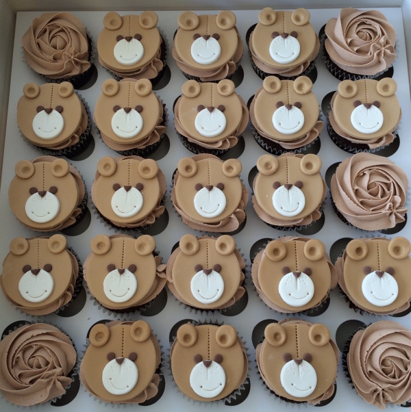 2d Teddybear cupcakes
