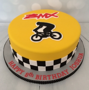 Large BMX/Cycling theme cake