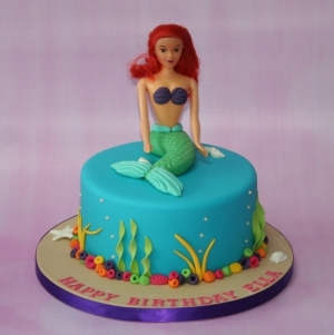 Arial themed cake (Little Mermaid)