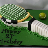 Babolat tennis racket cake