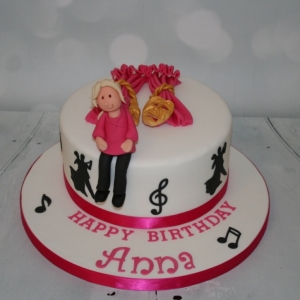 Musical theme cake