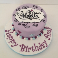 Violetta theme cake