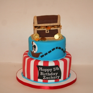 Pirate theme cake - 2 tier