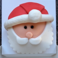 Father Christmas cupcake