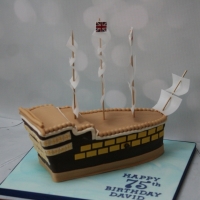 'Ship shape!' cake