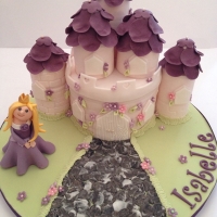 Princess and Castle cake