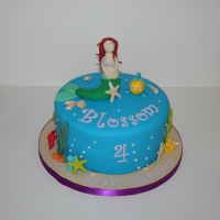 Little Mermaid theme cake