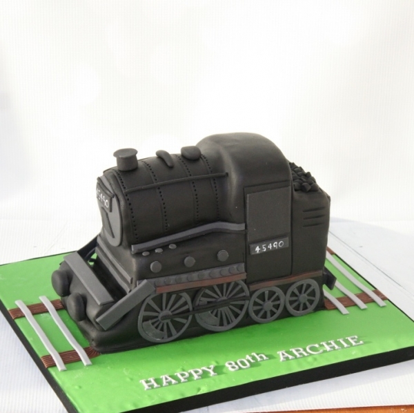Steam train cake